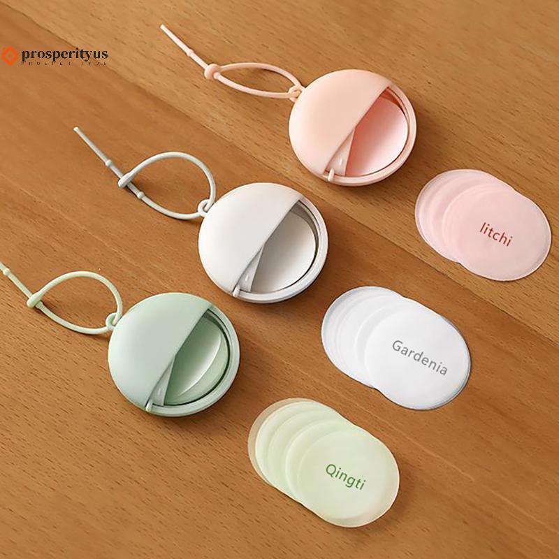 [PPTS] 1 Caixa De Rolo Para Viagem , Mini Comprimidos De Sabão Portáteis , Ferramenta De Papel Descartável Conveniente ,
