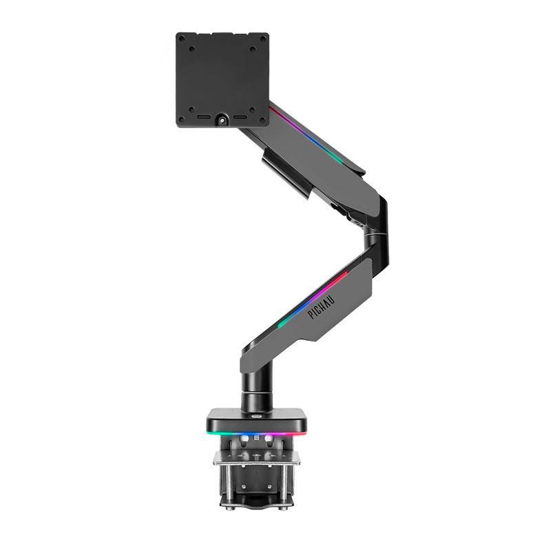 Suporte Articulado Para Monitor Pichau Serpens, 17 Pol a 49 Pol, RGB, Preto e Cinza, PG-SRPGR-RGB01