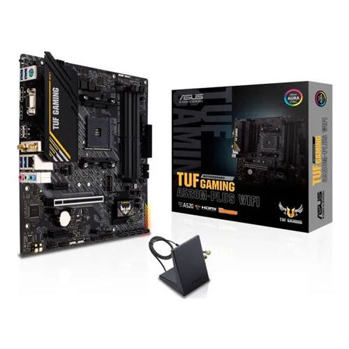 Placa-Mãe ASUS TUF A520M-PLUS II AM4 mATX DDR4 M.2 HDMI/DP - REEMBALADO