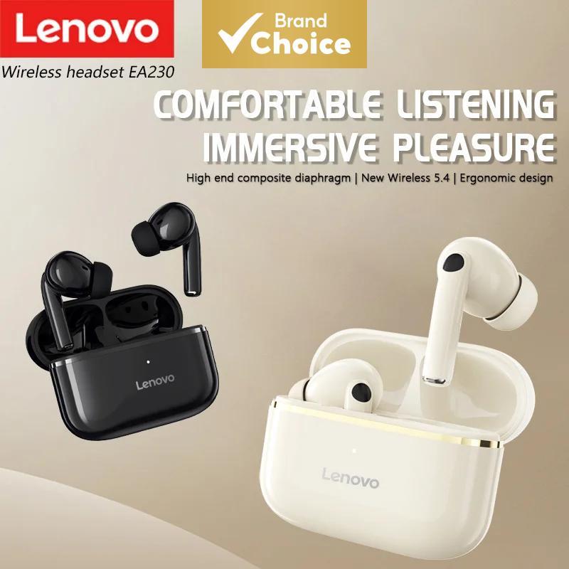 Fones de Ouvido Intra-Auriculares Lenovo EA230 True Wireless, Bluetooth 5.4, 24h de Bateria, Driver 13mm, Som 360° e