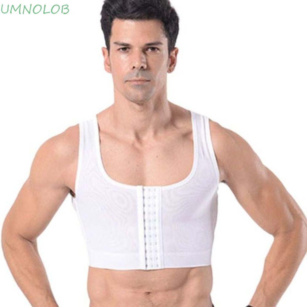 UMNOLOB Moldando Roupa Íntima Apertada , Modelador De Peito Masculino Sem Mangas Com Retração No , Fitness