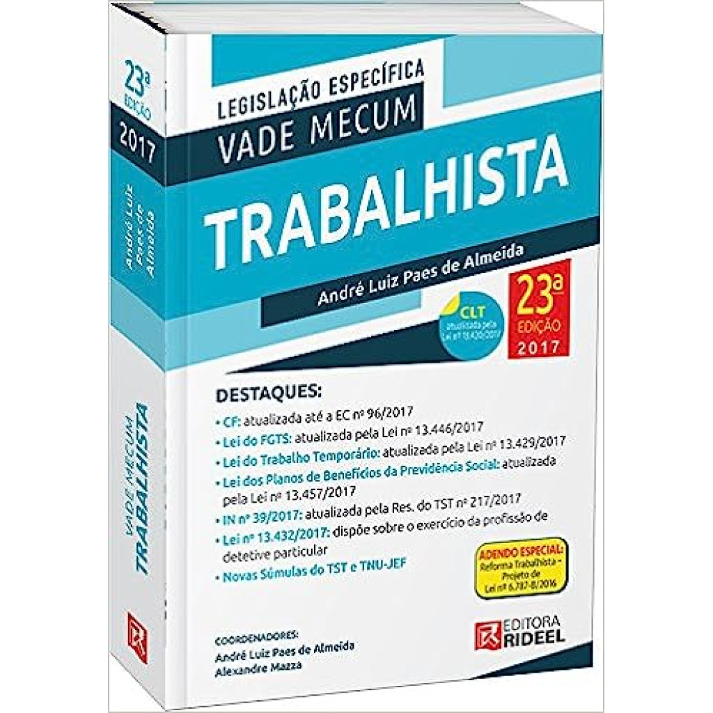 Vade Mecum Trabalhista: Legislação Específica