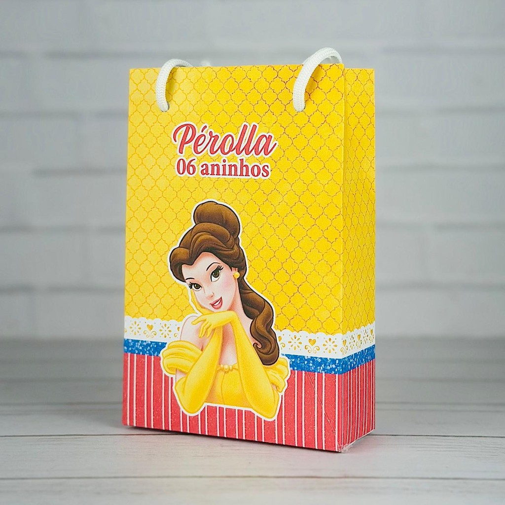 Sacolinha Bela | Personalizada Com Nome | Mimos Festa Aniversário Lembrancinhas Personalizados Sacola de Doces