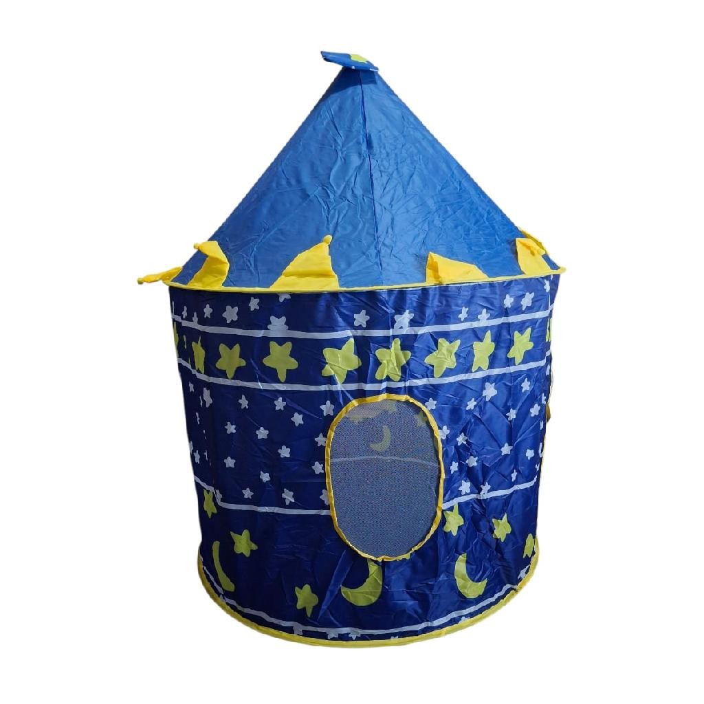 Castelinho Tenda Infantil Barraca Acampamento Toca Rosa Azul Portátil Fácil De Levar Casinha Criança