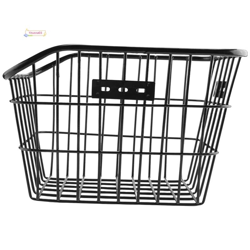 Cesta De Bicicleta Traseira À Prova D'água , Grande Capacidade , Fio De Metal , Para A Maioria Das Prateleiras Traseiras