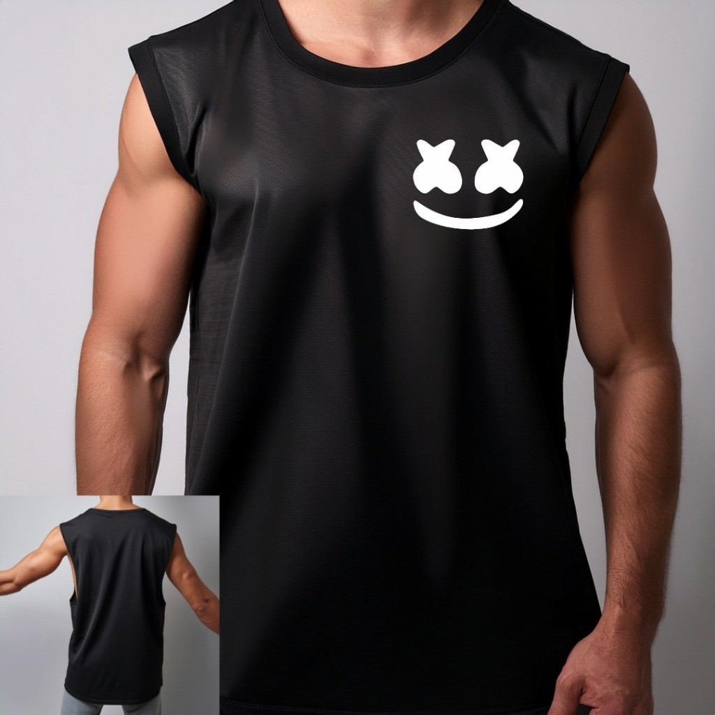Camiseta Oversized  Regata Camisa Oversized  Academia marshmello streetwear