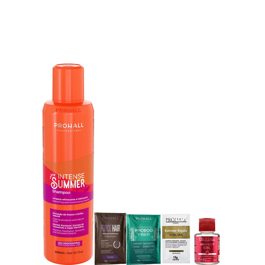 Shampoo Intense Summer p/ Praia e Piscina -Refrescante 300ml