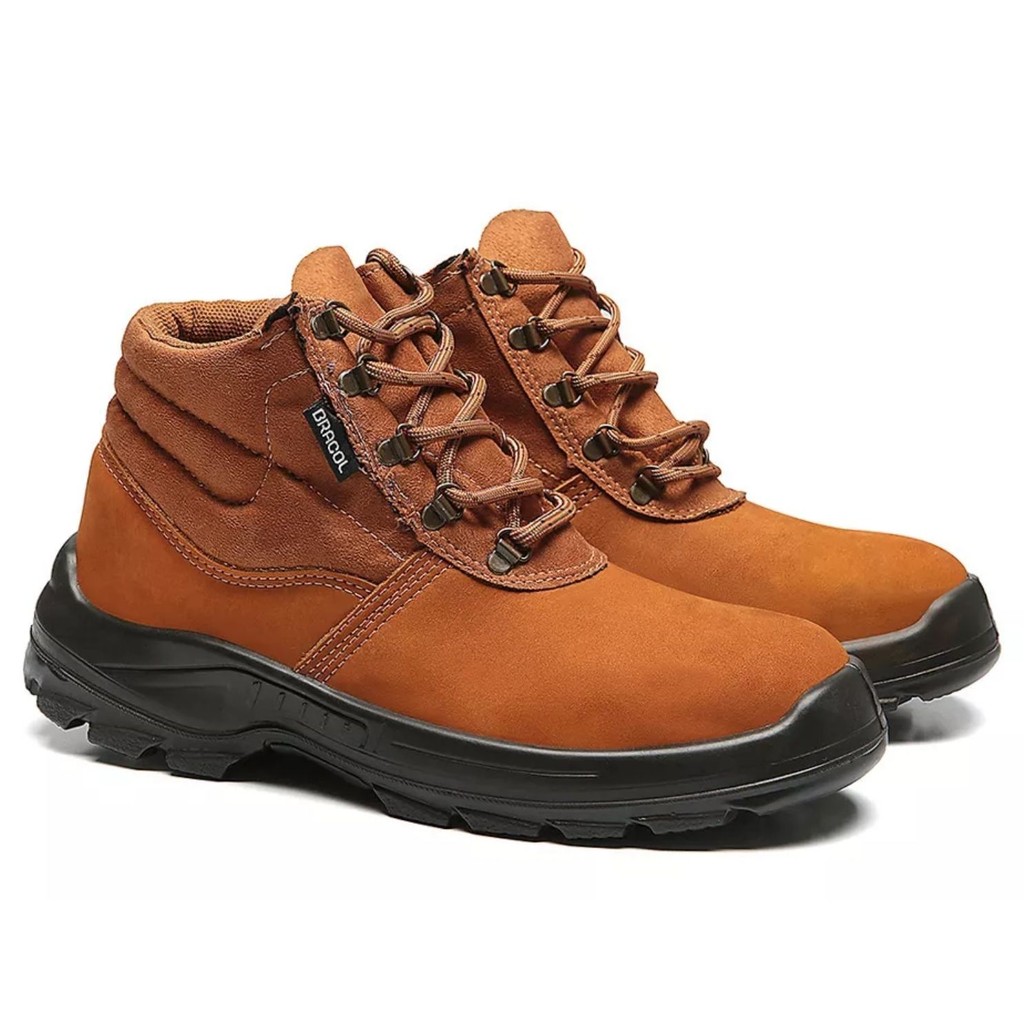 Bota Botina Denver Castor Amarrar Nobuckk Bico de Plastico CA 40872