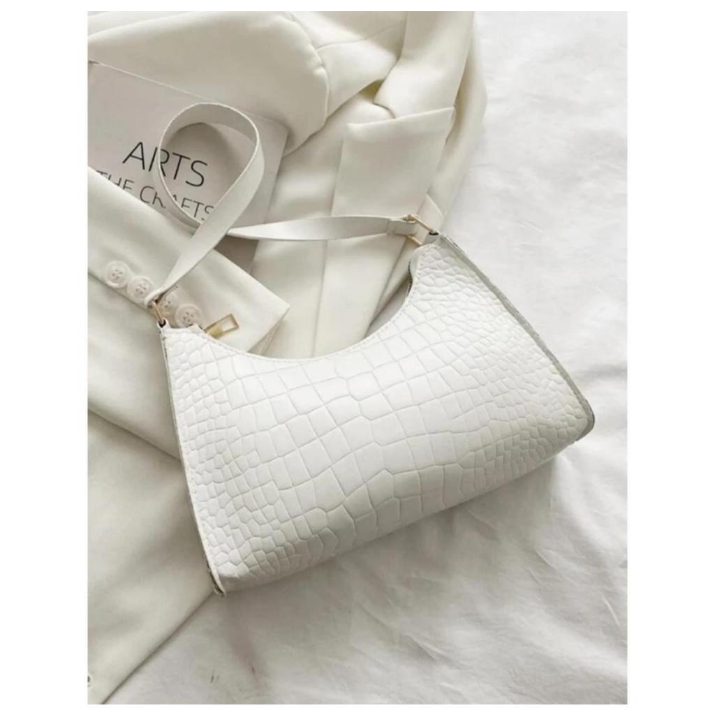 Bolsa Croco Bolsinha Feminina Discreta Lançamento Bolsa Lateral Bolsa Pequena Balada