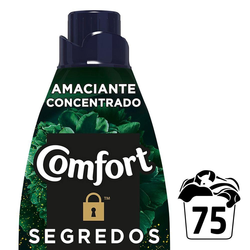 Amaciante De Roupa Concentrado Comfort 36 Segredos 1,5l em Oferta na Shopee