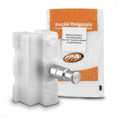 Porca Acionador Ppa 5 Entrada Passo 62mm 1/2 P04120 Bv Home Cor Branco