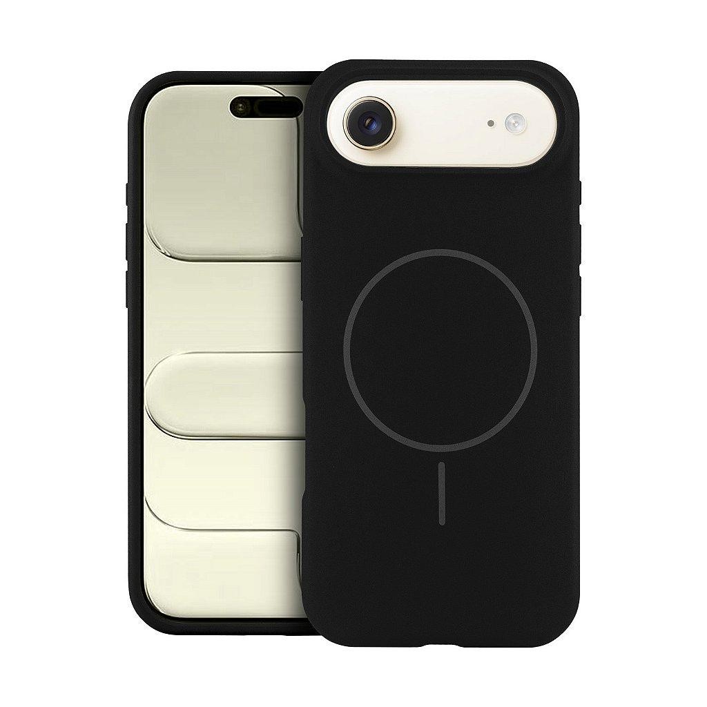 Capa case capinha Silicon Liquid Magsafe Preta para iPhone Air Gshield