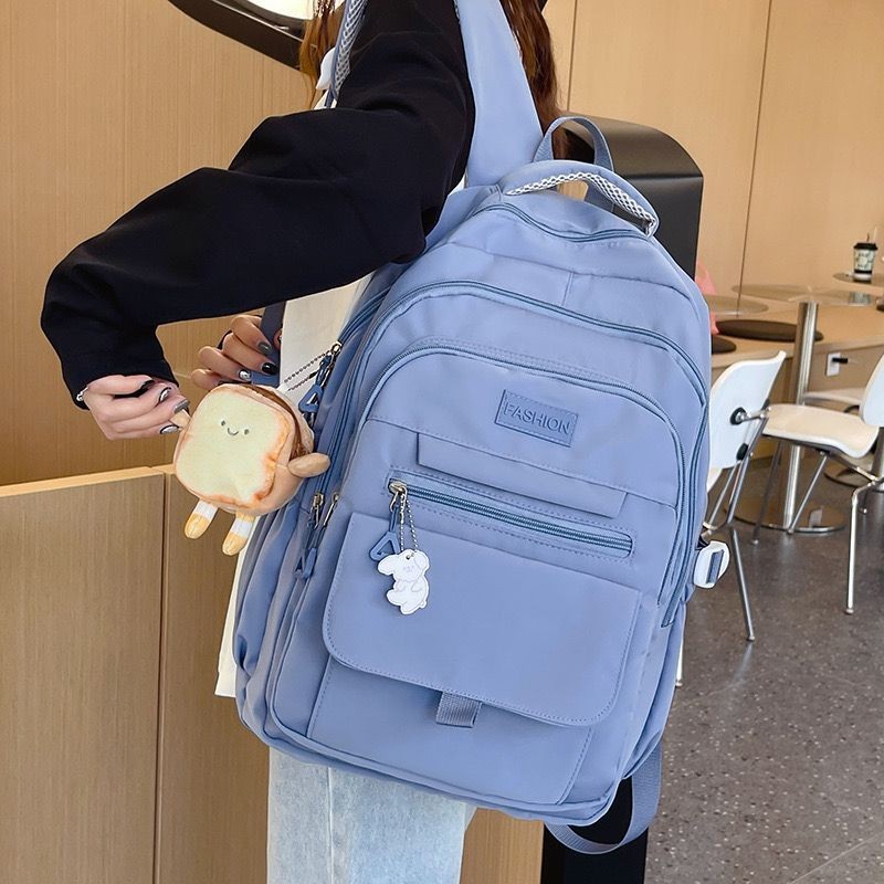 Mochila Escolar Unissex Japonesa de Alta Qualidade Grande Capacidade 6006
