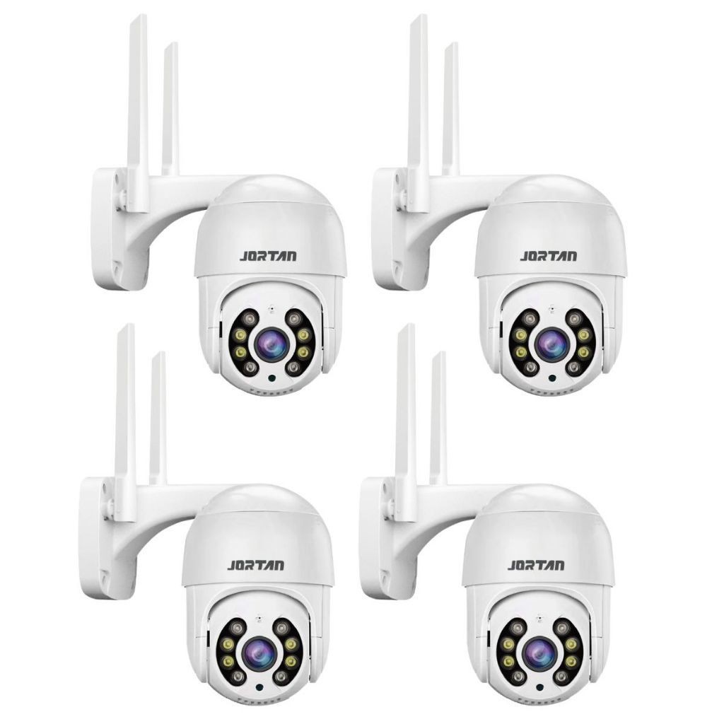 Kit 4 Câmera camera Externa Ip Prova D'água Infravermelho Externa Wifi Hd sistema icsee Branca em Oferta na Shopee