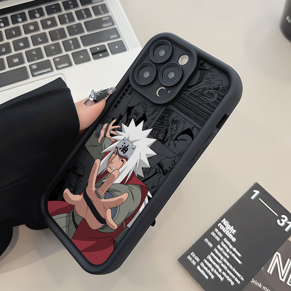 Anime NARUTO Jiraiya Comic Invólucro Para Apple iPhone 17 Air 16 16e 15 14 13 12 Mini 11 Pro Max X XR XSMAX 8 7 e Plus C