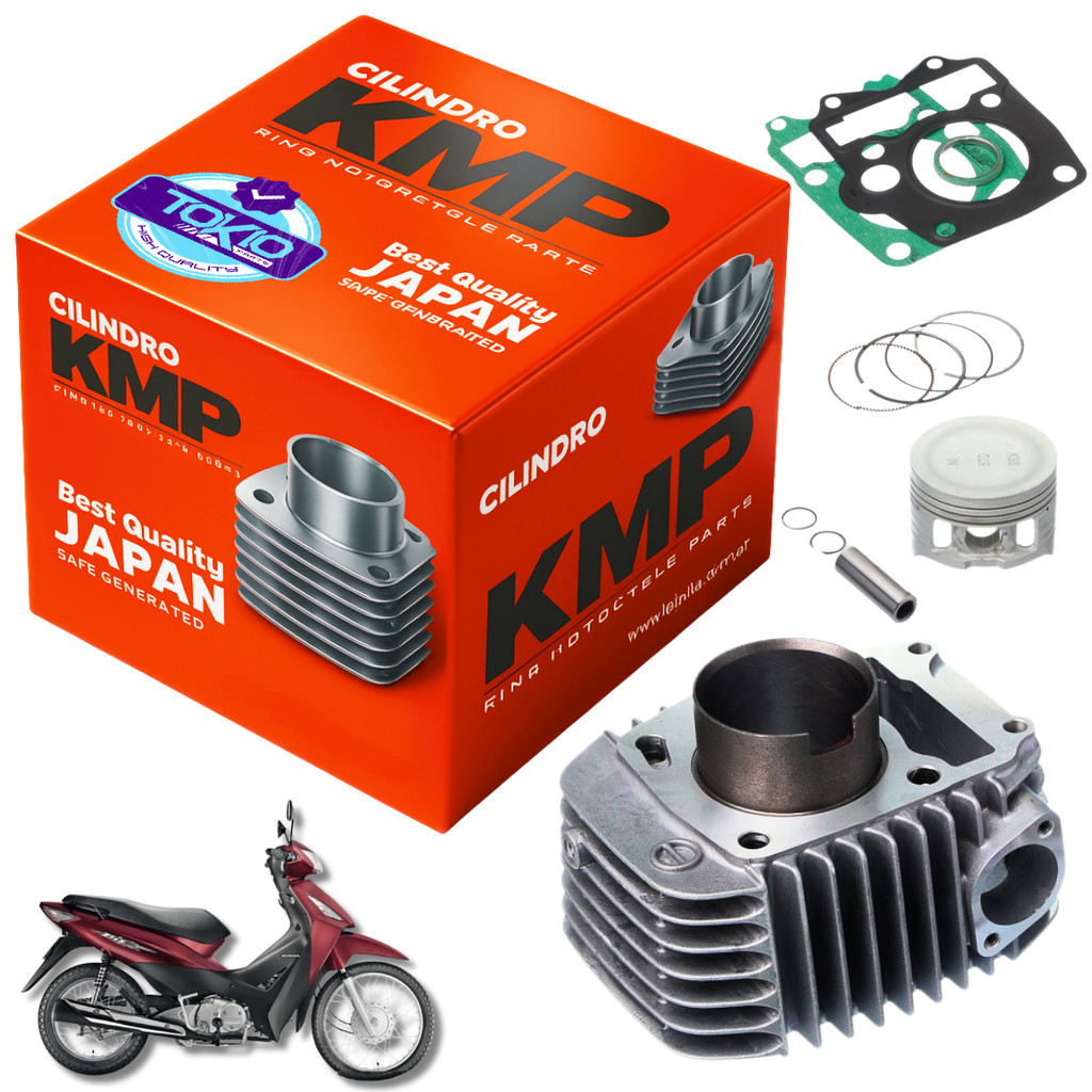 Kit Motor Completo Honda Biz 125 2005 A 2008 Carburada Kmp em Oferta na Shopee