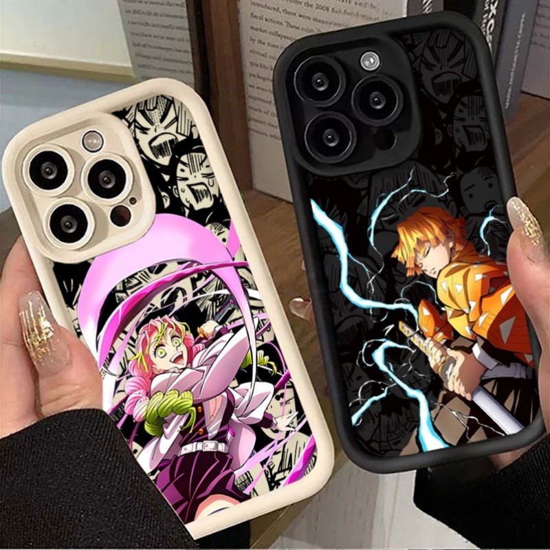 Capa Demon Slayer Mitsuri Zenitsu Para Samsung Galaxy A53 A52 A52S A06 A05 A05S A04 A04E A12 A13 A22 A23 A32 A33 A51 A71