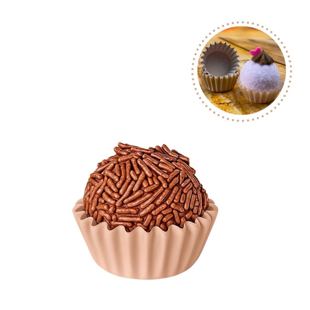 3000 FORMINHA BRIGADEIRO DE PAPEL FORNEAVEL NOBRE N.5 BAUNILHA