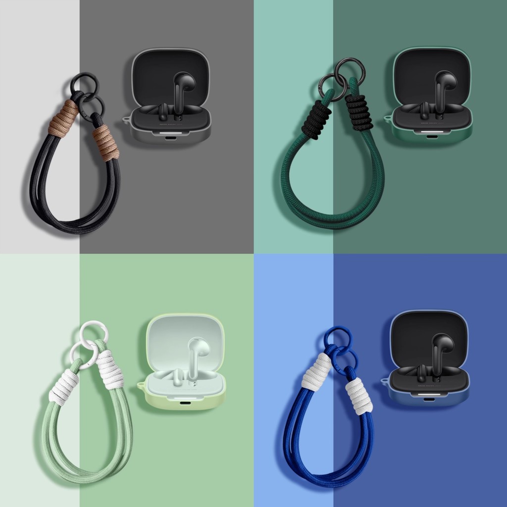 Moda Corda Fone De Ouvido Caso Para Redmi Buds 5 6s 6 Jogar 7s Capa De Silicone 