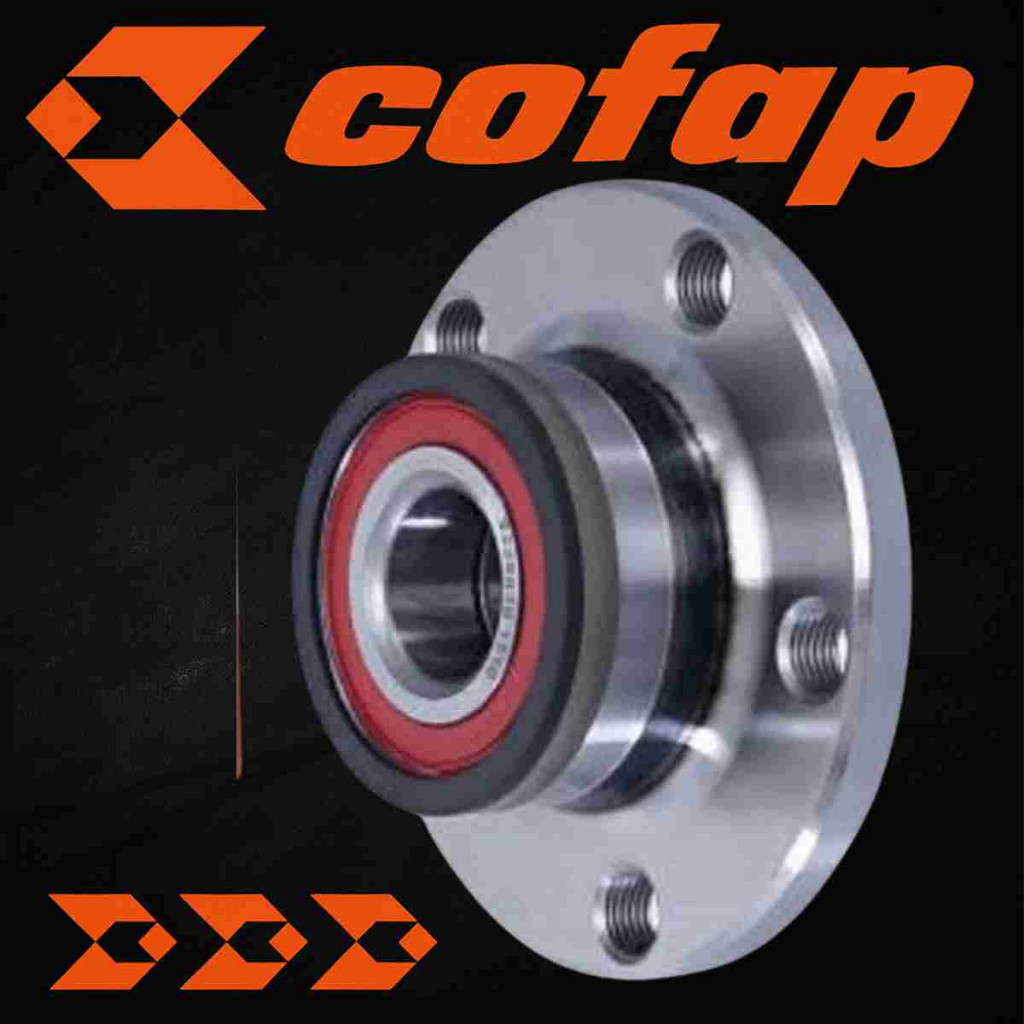 Cubo Roda Traseiro Fox Polo SpaceFox CrossFox 1.0 1.6 2.0 Original Cofap Com ABS 5 Furos 2005 a 2014