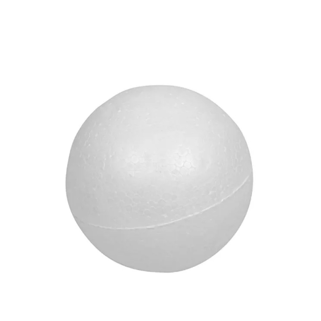 Bola De Isopor 150mm Styroform - 1 Pacote Com 5 Unidades em Oferta na Shopee