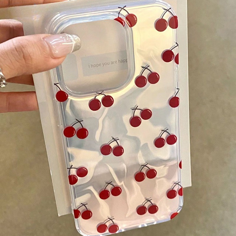 Capa Capinha Para iPhone 13 11 12 14 15 16 Plus Pro Max Roxo Cereja Gradiente Aurora Anti-Queda em Oferta na Shopee