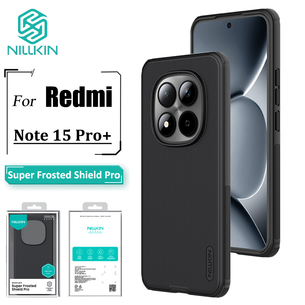 Nillkin Para Redmi Note 15 Pro +/Plus Capa Super Frosted Shield Anti Impressão Digital Traseira À Prova De Choque em Oferta na Shopee
