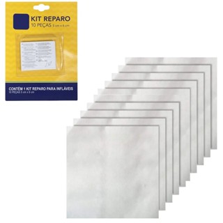 Kit 10 Adesivos Reparo Infláveis Piscina Colchão Tapa Furo em Oferta na Shopee
