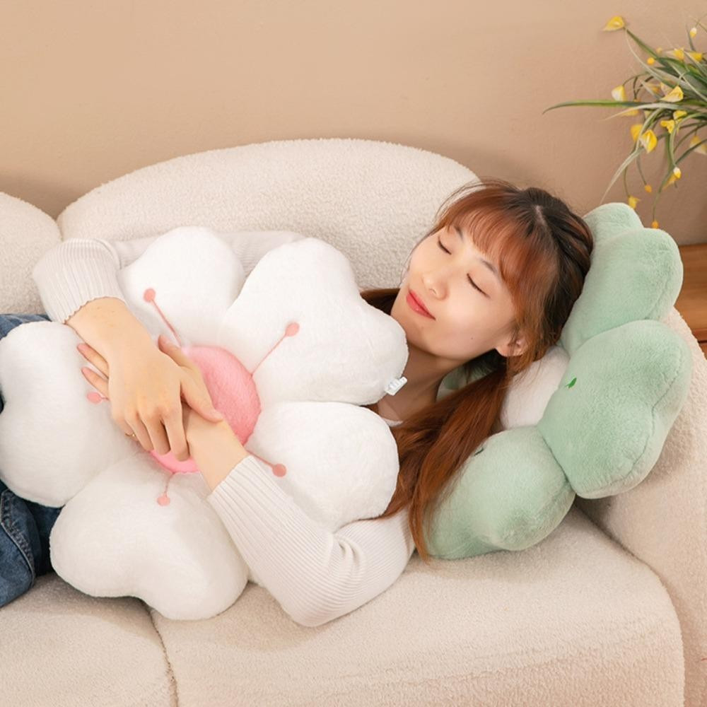 Travesseiro De Flor De Cerejeira FORBETTER , Almofada De Cadeira Em Formato Pelúcia Macia E Espessada Para Decoração De