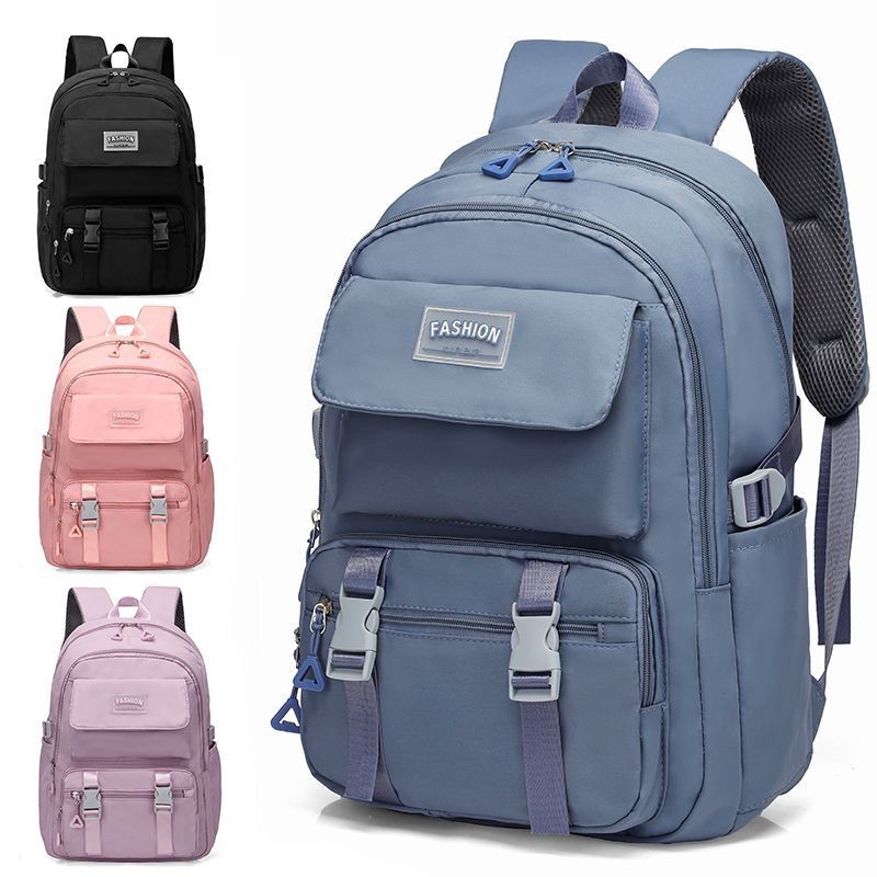 Mochila coreana de grande capacidade mochila escolar impermeável unissex em Oferta na Shopee