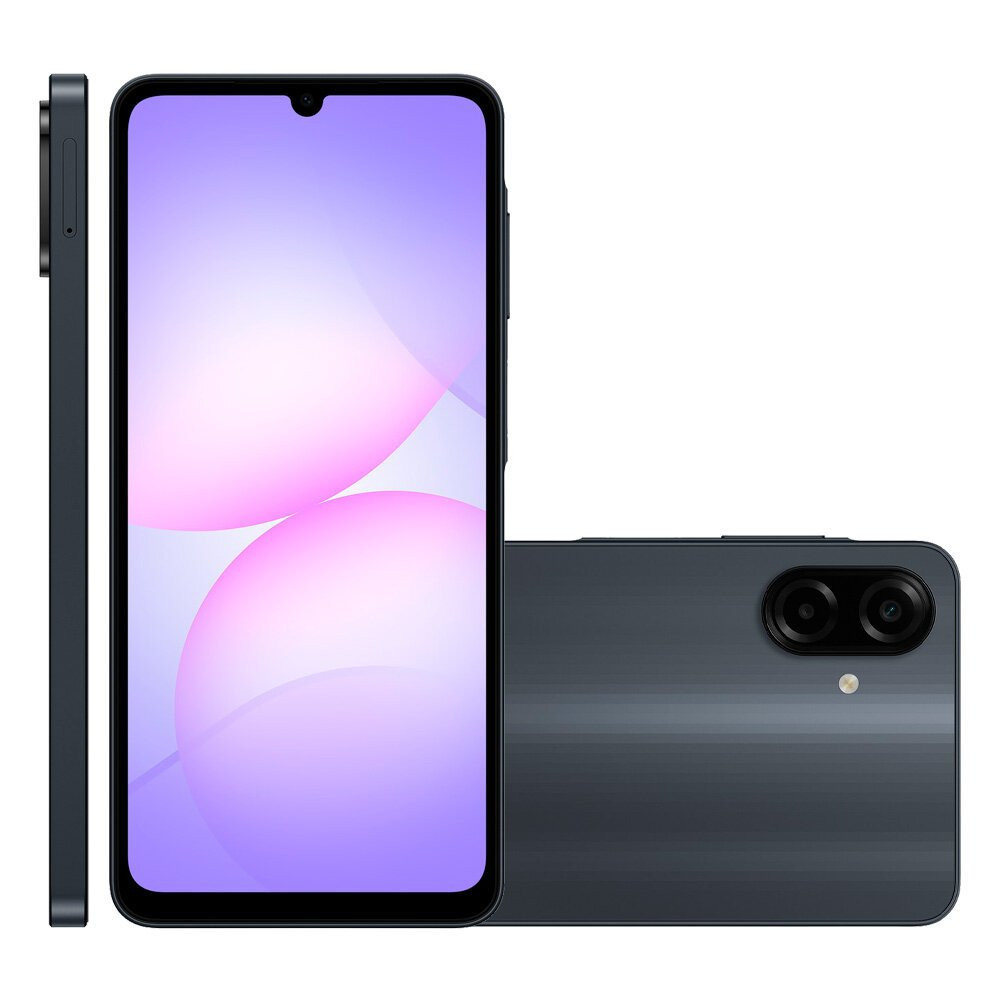 Smartphone A07 128 GB Câmera 50 MP + 2 MP 4G Preto A075M Samsung em Oferta na Shopee