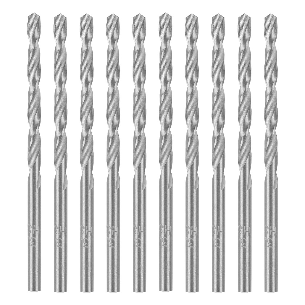 BROCA ACO RAPIDO STANDARD, PARA METAL, POLIDA, HASTE CILINDRICA, 3,5MM, 10PCS // MTX em Oferta na Shopee