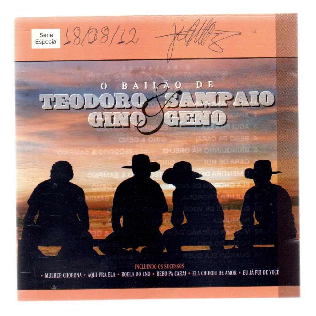 CD O BAILÃO DE TEODORO & SAMPAIO & GINO E GENO