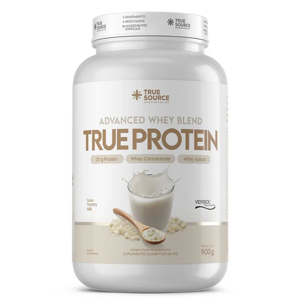 True Protein Advanced Whey - 900g Yummy Milk - True Source em Oferta na Shopee