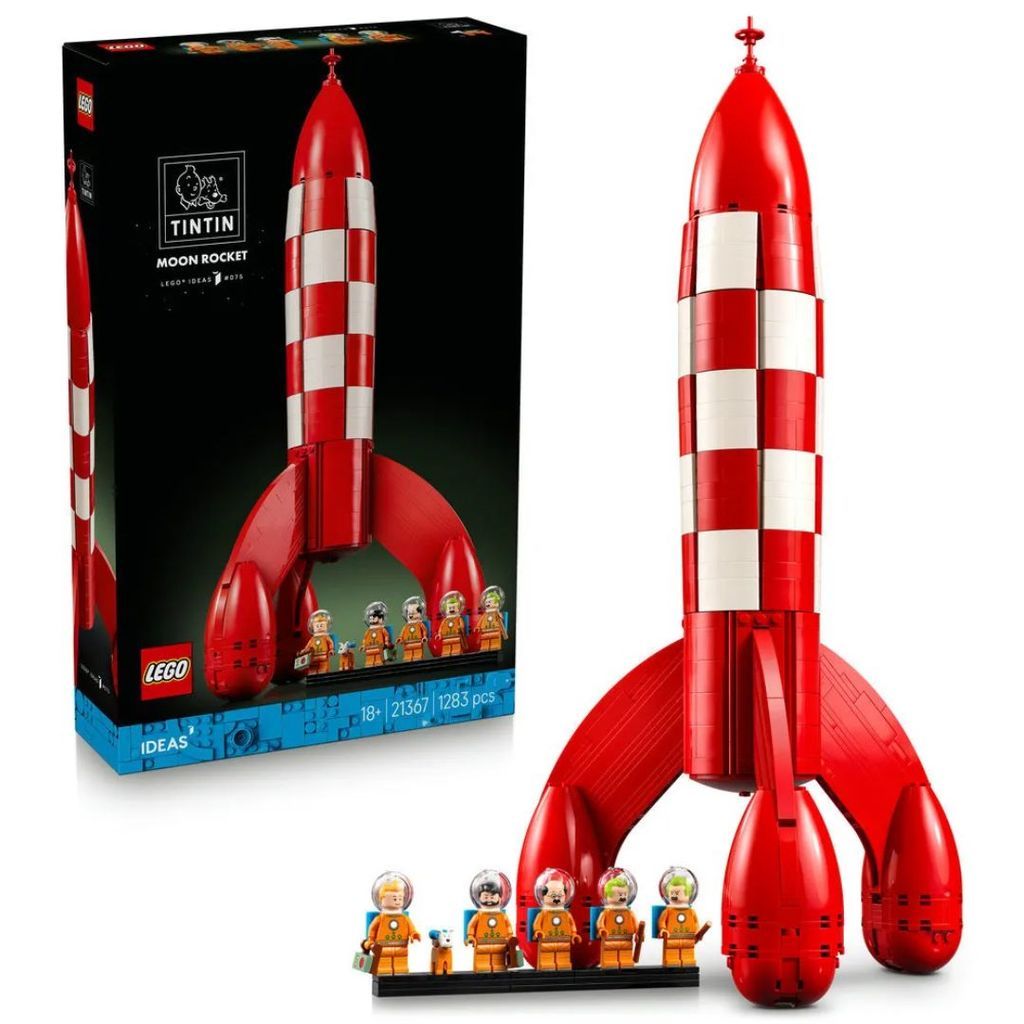 Lego Ideas Tintin Foguete Lunar Moon Rocket 21367
