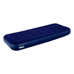 Colchão Inflável Solteiro 185X76X22cm - Azul - 279447 - Kala