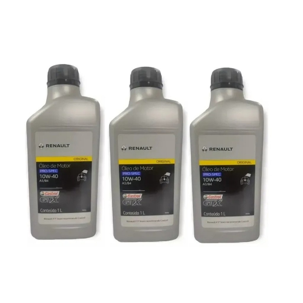 3 Litros Óleo Mineral 10w40 Castrol Gtx Pro Spec A3/B4