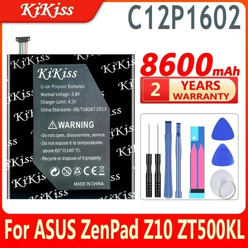 KiKiss C11P1601 8600mAh Nova Bateria Para ASUS Zenfone 3 Zenfone3 ZE520KL Z017DA Live ZB501KL A007 Z10 ZT500KL + Ferrame