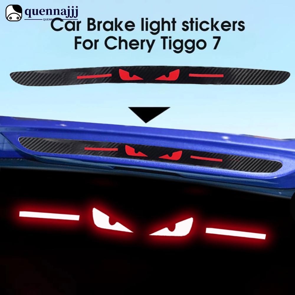 QUENNA Adesivo De Carro Luz Traseira Luzes De Freio Lâmpada Do Hawkeye Protetor Fibra Carbono Cobre Acessórios Para Cher