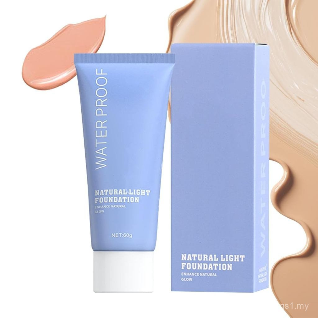 20 Liquid Foundation, 20 Waterproof Full Coverage Liquid Foundation, Long-Lasting Oil Control Concealer