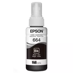 Garrafa de Tinta Original Epson EcoTank 664 T664120 Preto para Impressoras L110, L120