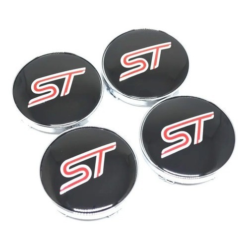 Kit Calotas Roda Ford St Fusion Fiesta Eco Focus Ka Edge New Preto