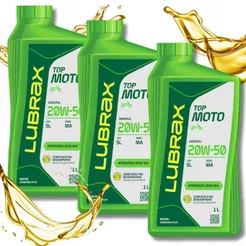 Óleo Lubrax Top Moto 20w50 Mineral 3 Litros