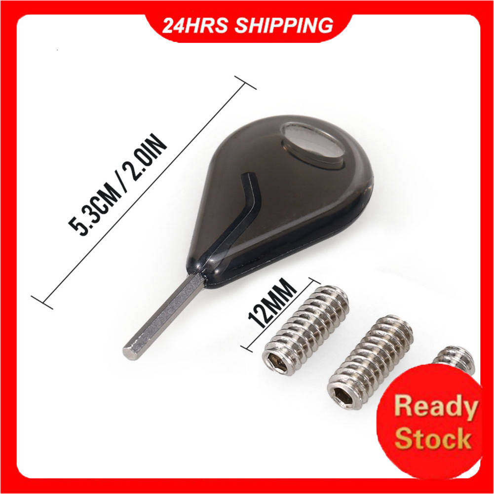 maloryeb-br-SIP BAEXUE Parafusos de aleta para prancha de surf 9MM/12MM para chave extra de aletas