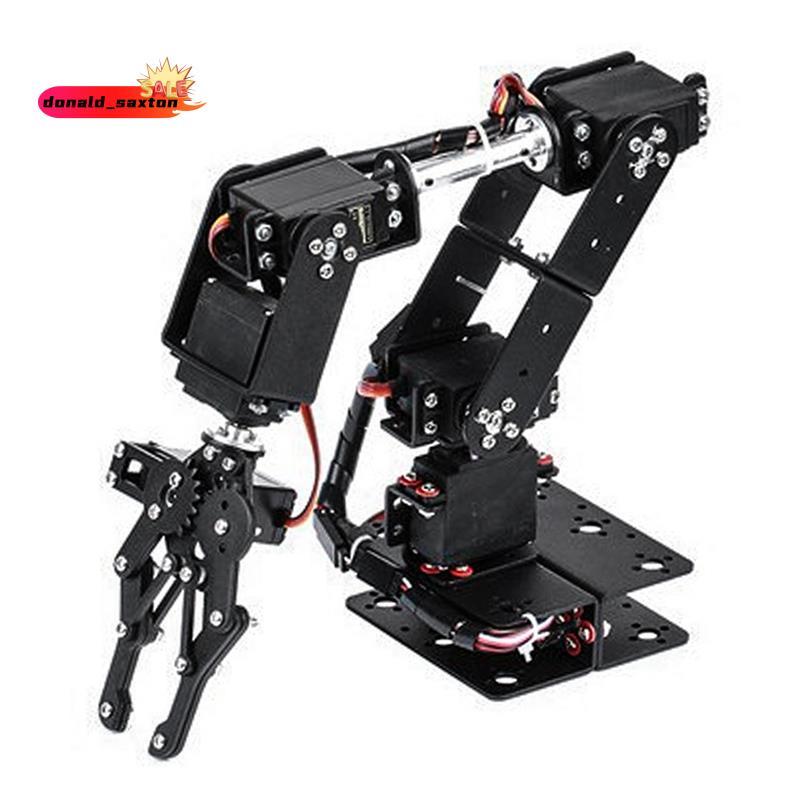[Rápido D] 6DOF Robô Mecânico Braço Braçadeira Garra Kit DOF Manipulador De Grau Industrial Para Robótica