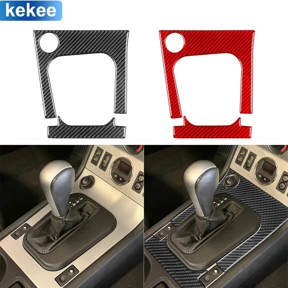 Para BMW Z3 1996-2002 Console Central Mudança De Engrenagem Painel Da Caixa De Velocidades Guarnição Capa Adesivo De Fib
