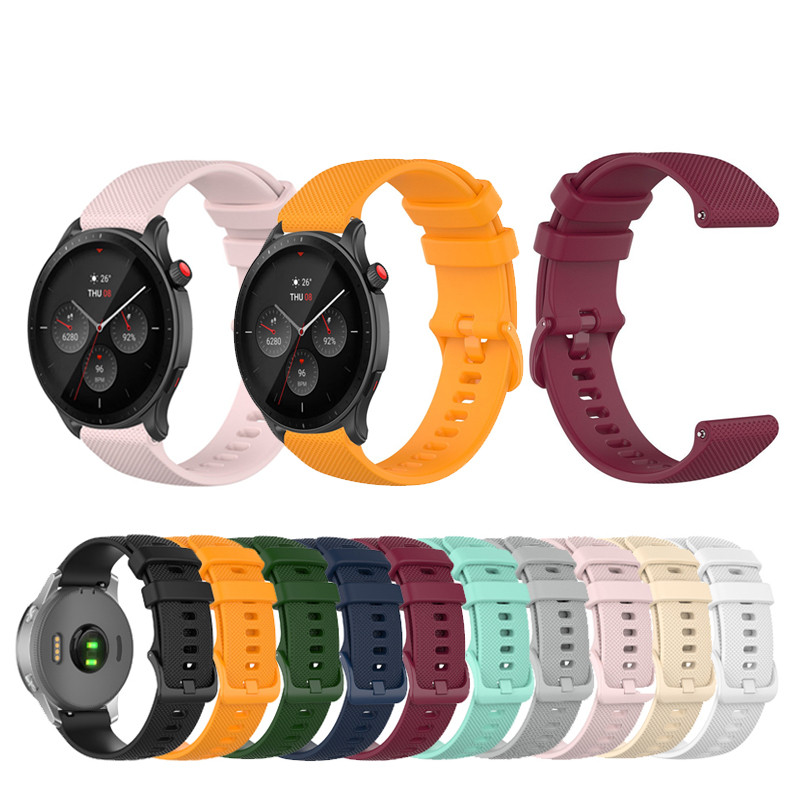 Para Huami Amazfit GTR 3 4 3pro 4pro 2 2E Mini Pulseira De Silicone