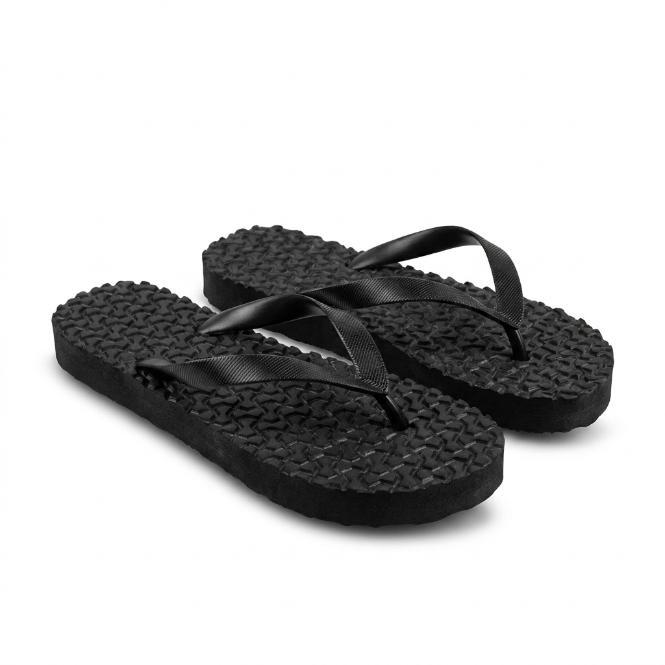 chinelo nuvem com relevo na palmilha