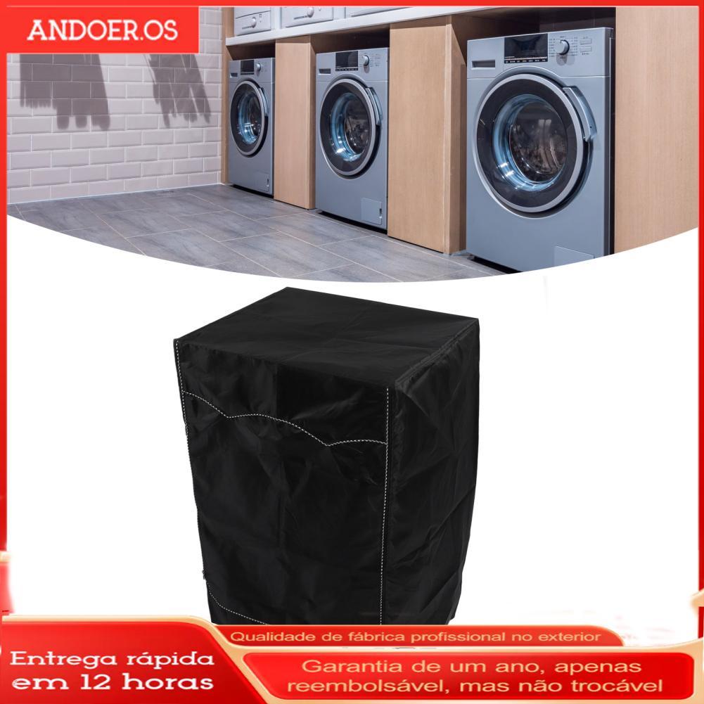 ERYUE Capa para lavadora e secadora de carga frontal à prova de sol para varanda externa, pátio, banheiro, cozinha,