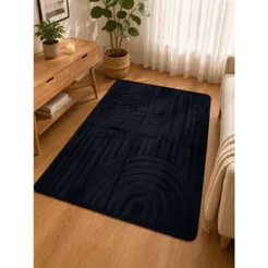 Tapete Itália 1,00 X 1,50 Para Sala Quarto Aveludado Antiderrapante